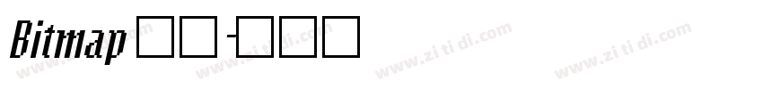 Bitmap 音标字体转换